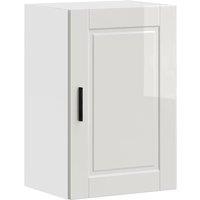 Berkfield Home Kitchen Wall Cabinet Porto High Gloss White Engineered Wood