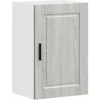 Berkfield Home Kitchen Wall Cabinet Porto Grey Sonoma Engineered Wood