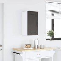 Berkfield Home Kitchen Wall Cabinet Porto Black Engineered Wood