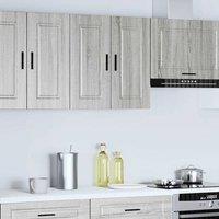 Berkfield Home Kitchen Wall Cabinet Porto Grey Sonoma Engineered Wood