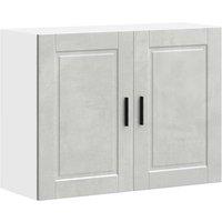 Berkfield Home Kitchen Wall Cabinet Porto Concrete Grey Engineered Wood