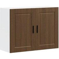 Berkfield Home Kitchen Wall Cabinet Porto Brown Oak Engineered Wood