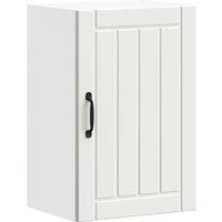 Berkfield Home Kitchen Wall Cabinet Lucca White Engineered Wood