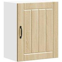 Berkfield Home Kitchen Wall Cabinet Lucca Sonoma Oak Engineered Wood in Brown