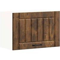 Berkfield Home Kitchen Wall Cabinet Lucca Smoked Oak Engineered Wood in Brown