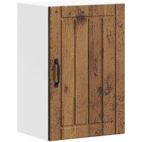 Berkfield Home Kitchen Wall Cabinet Lucca Old Wood Engineered Wood in Brown