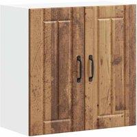Berkfield Home Kitchen Wall Cabinet Lucca Old Wood Engineered Wood in Brown
