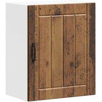 Berkfield Home Kitchen Wall Cabinet Lucca Old Wood Engineered Wood in Brown