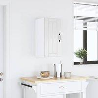 Berkfield Home Kitchen Wall Cabinet Lucca High Gloss White Engineered Wood