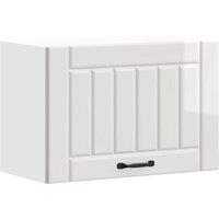 Berkfield Home Kitchen Wall Cabinet Lucca High Gloss White Engineered Wood