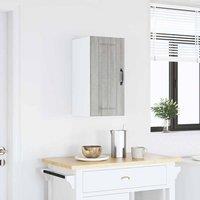 Berkfield Home Kitchen Wall Cabinet Lucca Grey Sonoma Engineered Wood