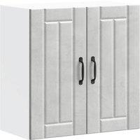 Berkfield Home Kitchen Wall Cabinet Lucca Concrete Grey Engineered Wood