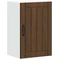 Berkfield Home Kitchen Wall Cabinet Lucca Brown Oak Engineered Wood