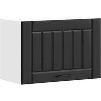 Berkfield Home Kitchen Wall Cabinet Lucca Black Engineered Wood