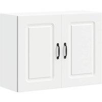 Berkfield Home Kitchen Wall Cabinet Kalmar White Engineered Wood