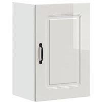 Berkfield Home Kitchen Wall Cabinet Kalmar High Gloss White Engineered Wood