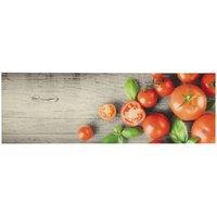 Berkfield Home Kitchen Rug Washable Tomatoes 60x180 cm Velvet in Grey