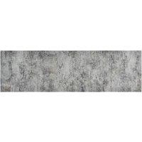 Berkfield Home Kitchen Rug Washable Beton 60x180 cm Velvet in Grey
