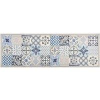 Berkfield Home Kitchen Floor Mat Washable Mosaic 45x150 cm