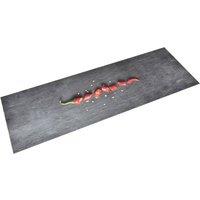 Berkfield Home Kitchen Carpet Washable Pepper 60x300 cm