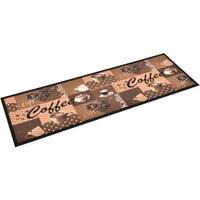Berkfield Home Kitchen Carpet Washable Coffee brown 60x180 cm