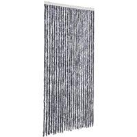 Berkfield Home Insect Curtain Silver 100x220 cm Chenille