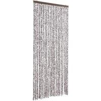 Berkfield Home Insect Curtain Brown & Beige 90x220 cm Chenille