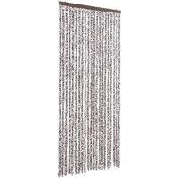 Berkfield Home Insect Curtain Brown & Beige 90x200 cm Chenille