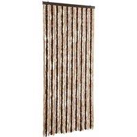 Berkfield Home Insect Curtain Beige & Light Brown 90x220 cm Chenille