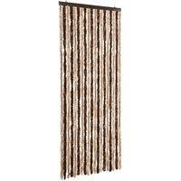 Berkfield Home Insect Curtain Beige & Light Brown 56x200 cm Chenille