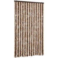 Berkfield Home Insect Curtain Beige & Light Brown 118x220 cm Chenille