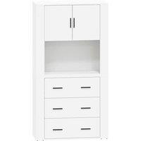 Berkfield Home Highboard White Engineered Wood