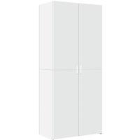Berkfield Home Highboard White 80x42.5x185 cm Engineered Wood