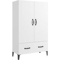 Berkfield Home Highboard White 70x31x115 cm Engineered Wood | Size: 70 x 31 x 115 cm
