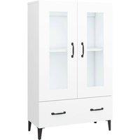 Berkfield Home Highboard White 70x31x115 cm Engineered Wood | Size: 70 x 31 x 115 cm