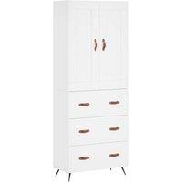 Berkfield Home Highboard White 69.5x34x180 cm Engineered Wood