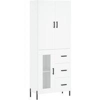 Berkfield Home Highboard White 69.5x34x180 cm Engineered Wood