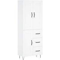 Berkfield Home Highboard White 69.5x34x180 cm Engineered Wood
