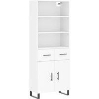 Berkfield Home Highboard White 69.5x34x180 cm Engineered Wood