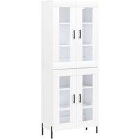 Berkfield Home Highboard White 69.5x34x180 cm Engineered Wood