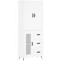 Berkfield Home Highboard White 69.5x34x180 cm Engineered Wood