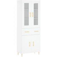Berkfield Home Highboard White 69.5x34x180 cm Engineered Wood