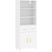 Berkfield Home Highboard White 69.5x34x180 cm Engineered Wood