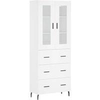 Berkfield Home Highboard White 69.5x34x180 cm Engineered Wood