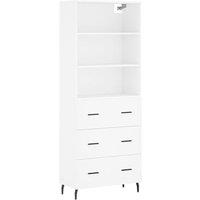 Berkfield Home Highboard White 69.5x34x180 cm Engineered Wood