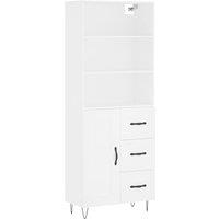 Berkfield Home Highboard White 69.5x34x180 cm Engineered Wood