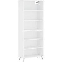 Berkfield Home Highboard White 69.5x32.5x180 cm Engineered Wood