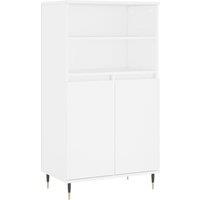 Berkfield Home Highboard White 60x36x110 cm Engineered Wood | Size: 60 x 36 x 110 cm