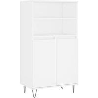 Berkfield Home Highboard White 60x36x110 cm Engineered Wood | Size: 60 x 36 x 110 cm