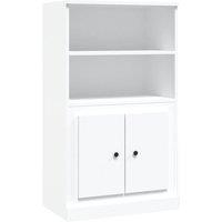 Berkfield Home Highboard White 60x35.5x103.5 cm Engineered Wood